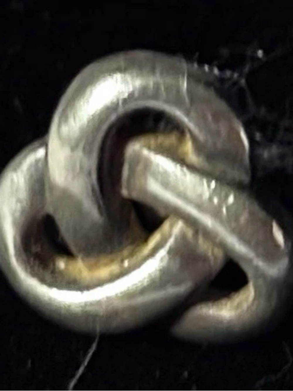James Avery Retired Single Knot Stud Earring